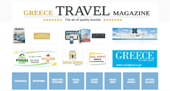 Desktop Screenshot of greecetravelmagazine.com