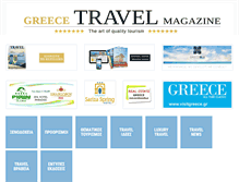 Tablet Screenshot of greecetravelmagazine.com